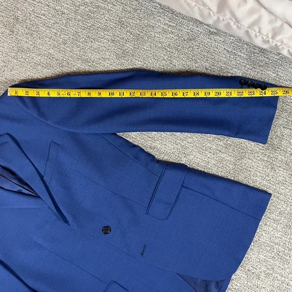 Men's Blue Three Piece Suit